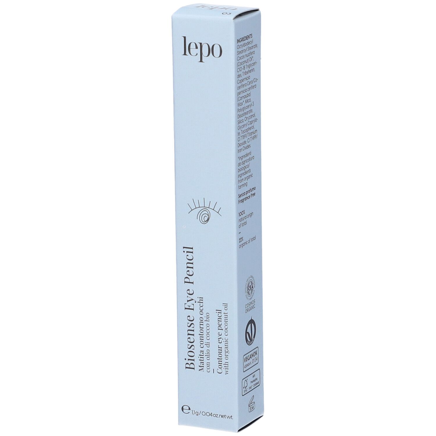 LEPO Biosense Eye Pencil Matita contorno occhi NUANCE 03 GRIGIO