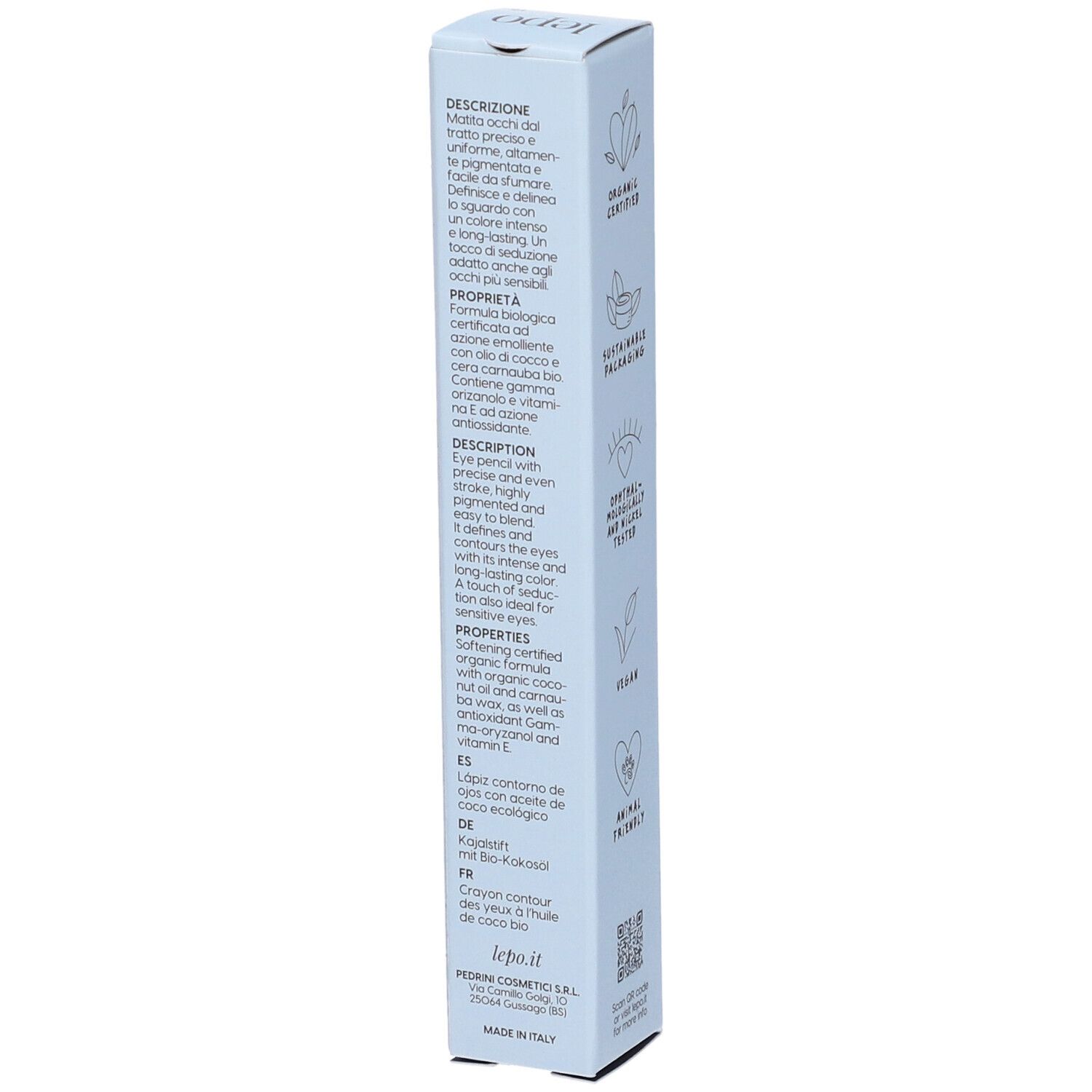 LEPO Biosense Eye Pencil Matita contorno occhi NUANCE 12 MARRONE