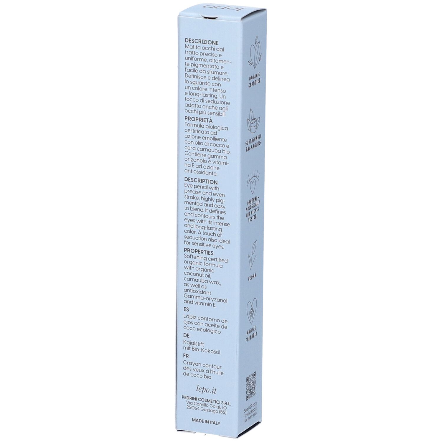 LEPO Biosense Eye Pencil Matita contorno occhi NUANCE 18 BLU PROFONDO