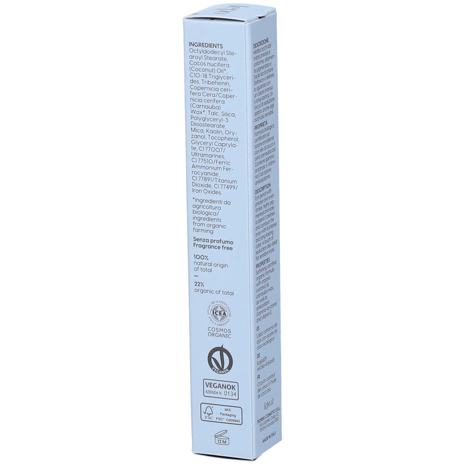 LEPO Biosense Eye Pencil Matita contorno occhi NUANCE 18 BLU PROFONDO
