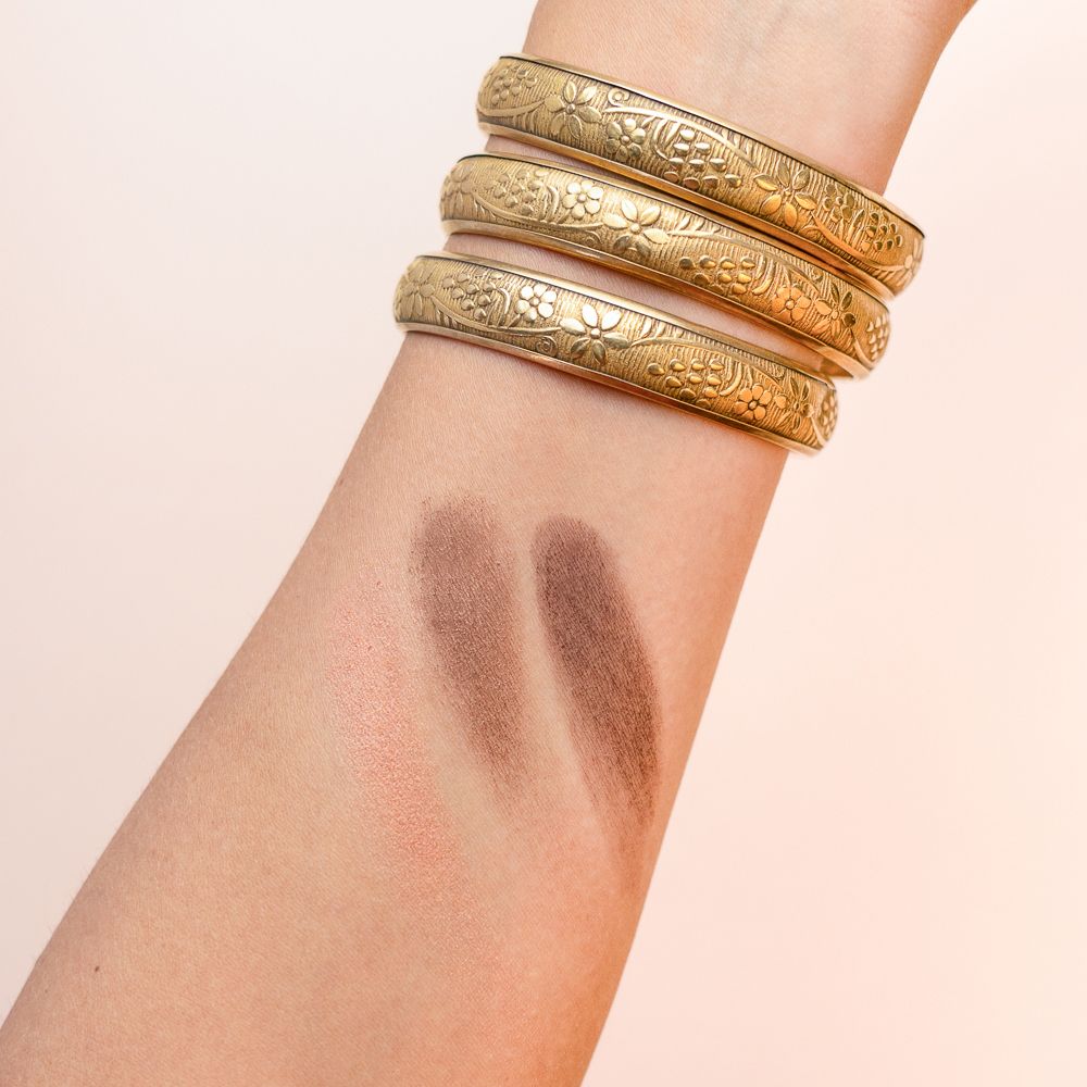 LEPO Eyeshadows Trio Tris di ombretti compatti Tonalità 01 MARRONE DORATO