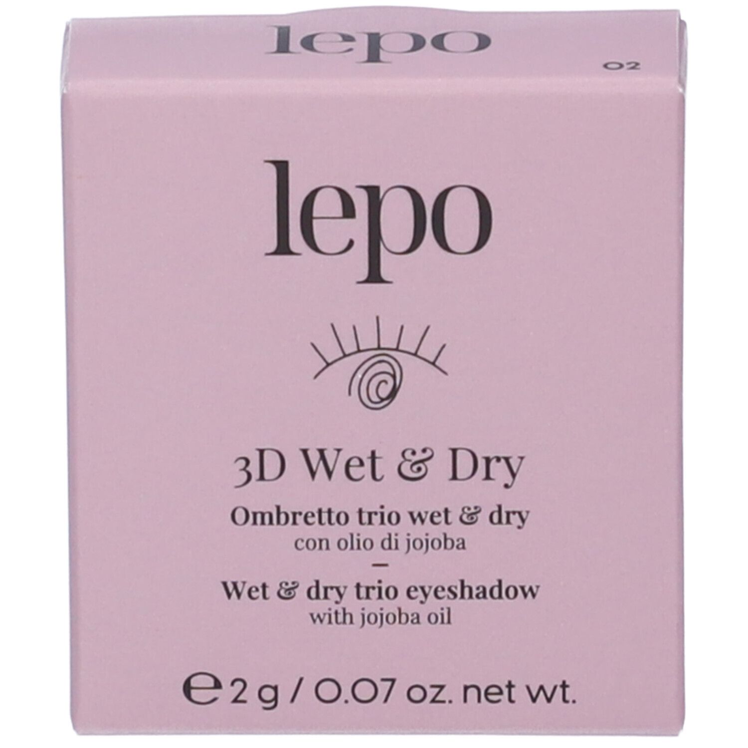 LEPO 3D Wet & Dry Ombretto trio wet & dry Tonalità 02 PRATI DI TOSCANA