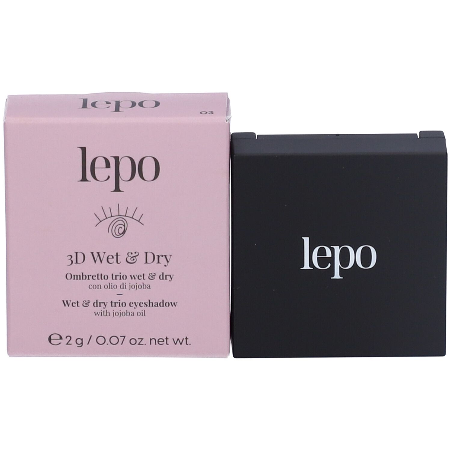 LEPO 3D Wet & Dry Ombretto trio wet & dry Tonalità 03 TERRA DI SIENA