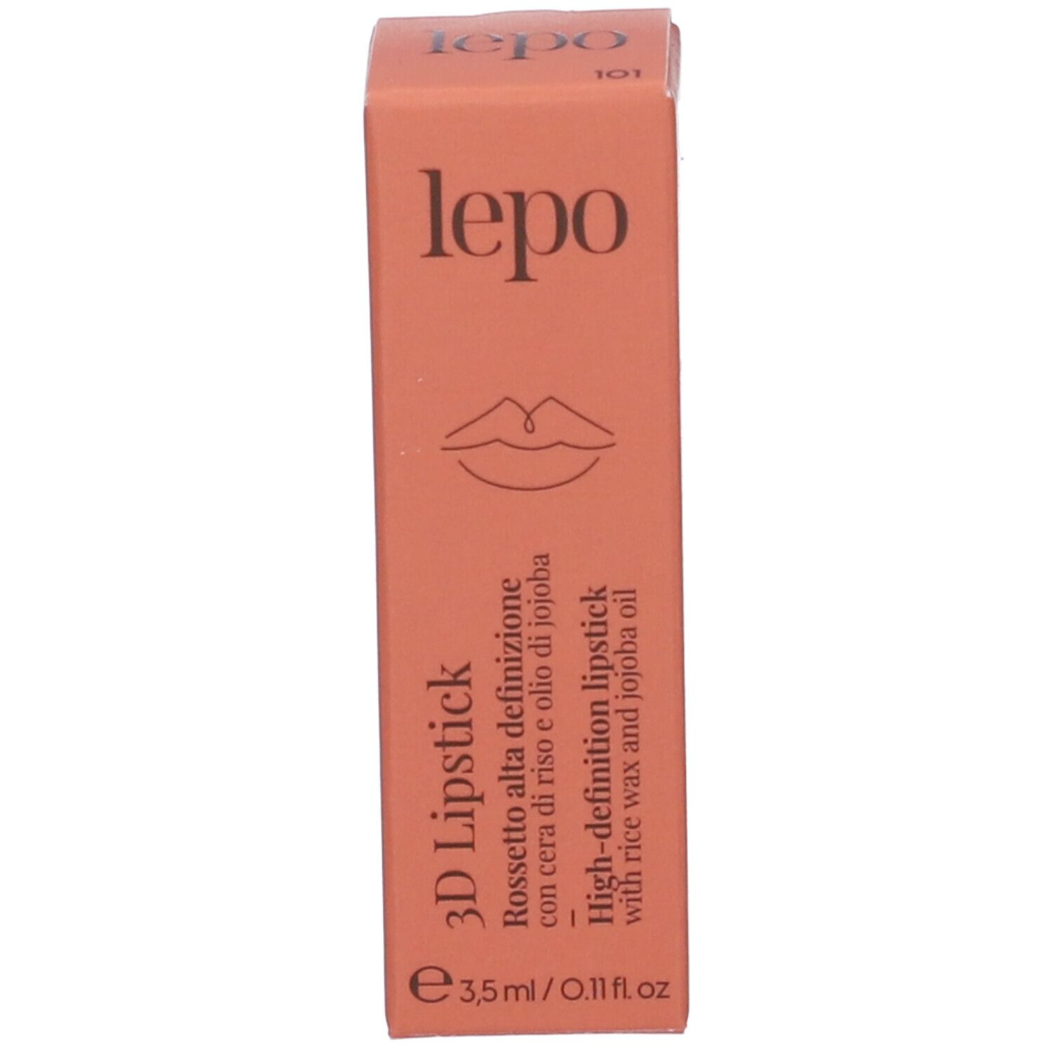 LEPO 3D Lipstick Rossetto alta definizione Tonalità 101 GINSENG