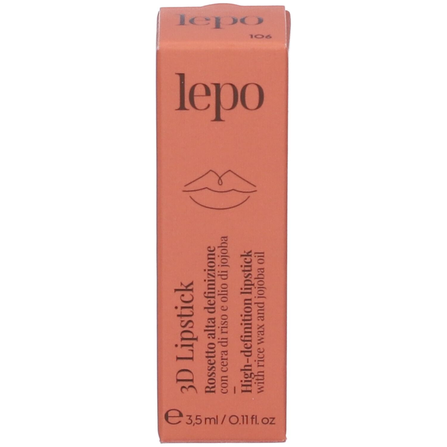 LEPO 3D Lipstick Rossetto alta definizione Tonalità 106 CICLAMINO