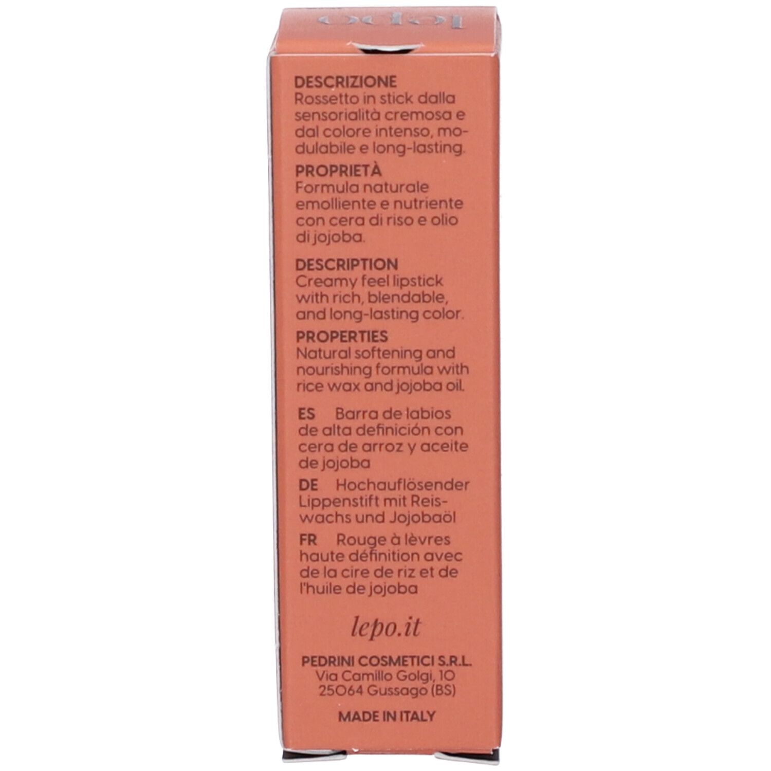 LEPO 3D Lipstick Rossetto alta definizione Tonalità 106 CICLAMINO