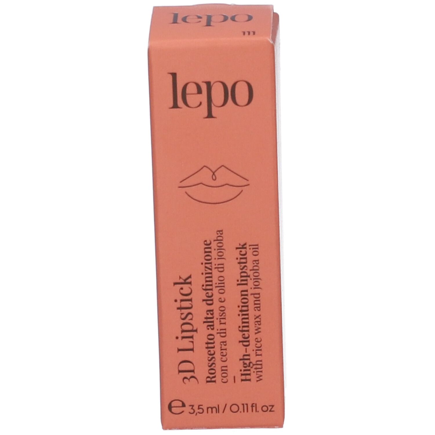 LEPO 3D Lipstick Rossetto alta definizione Tonalità 111 RUBINO