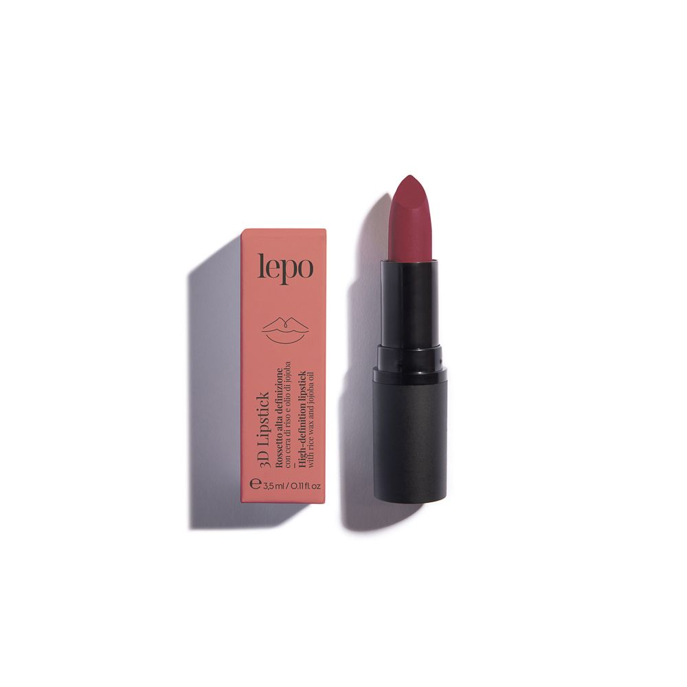 LEPO 3D Lipstick Rossetto alta definizione Tonalità 112 MARSALA