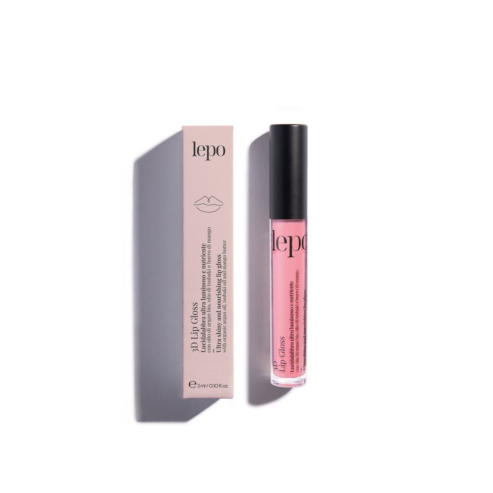 LEPO 3D Lip Gloss Lucidalabbra ultra luminoso e nutriente Tonalità 03 CIOCCOLATO ROSA