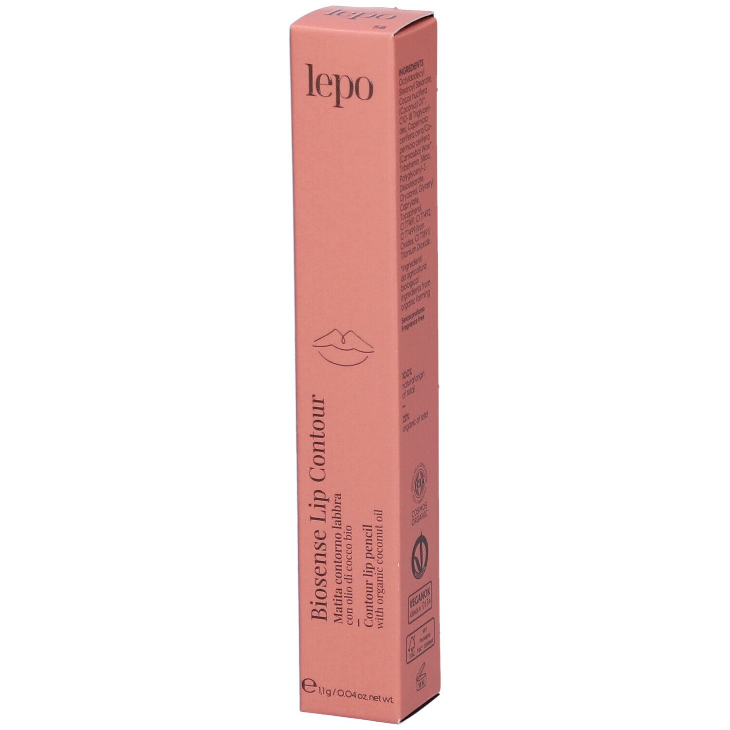 LEPO Biosense Lip Contour Matita contorno labbra Tonalità 58 ROSA NATURALE