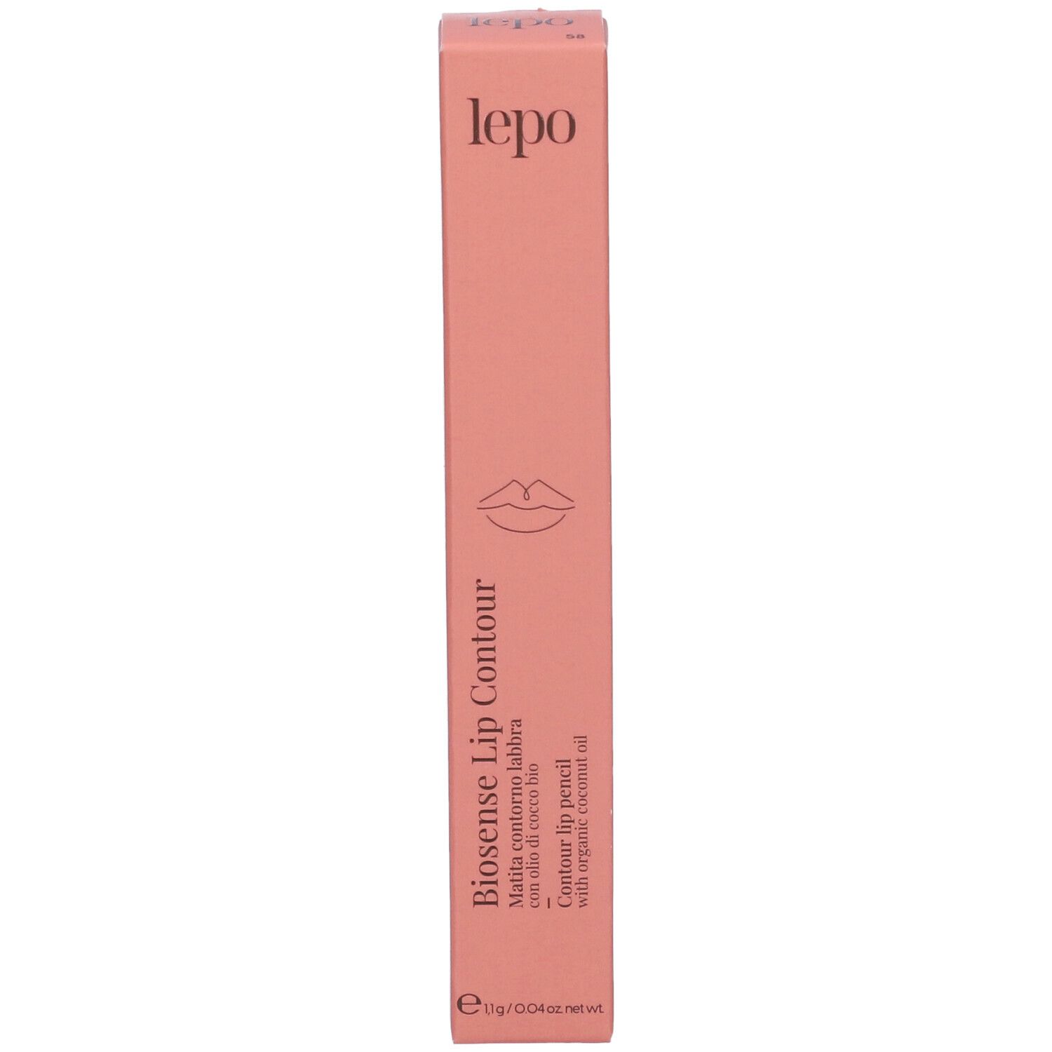 LEPO Biosense Lip Contour Matita contorno labbra Tonalità 58 ROSA NATURALE