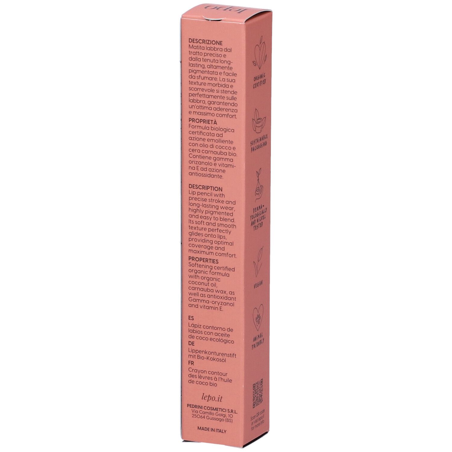 LEPO Biosense Lip Contour Matita contorno labbra Tonalità 59 ROSA INTENSO