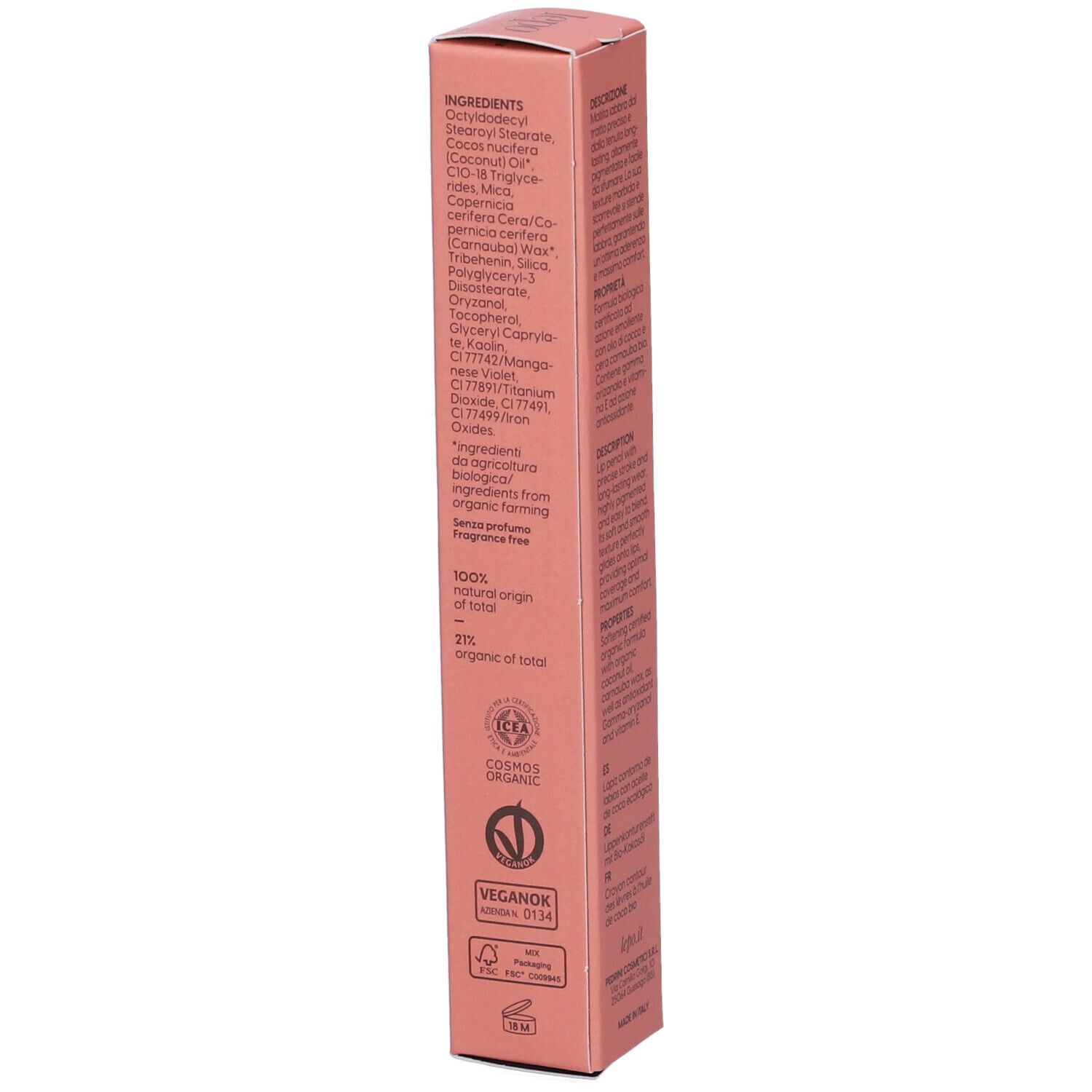 LEPO Biosense Lip Contour Matita contorno labbra Tonalità 59 ROSA INTENSO