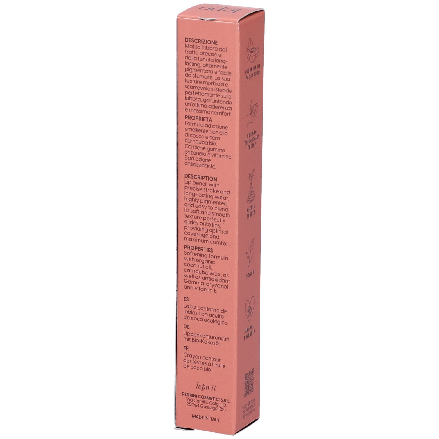 LEPO Biosense Lip Contour Matita contorno labbra Tonalità 62 PAPRIKA