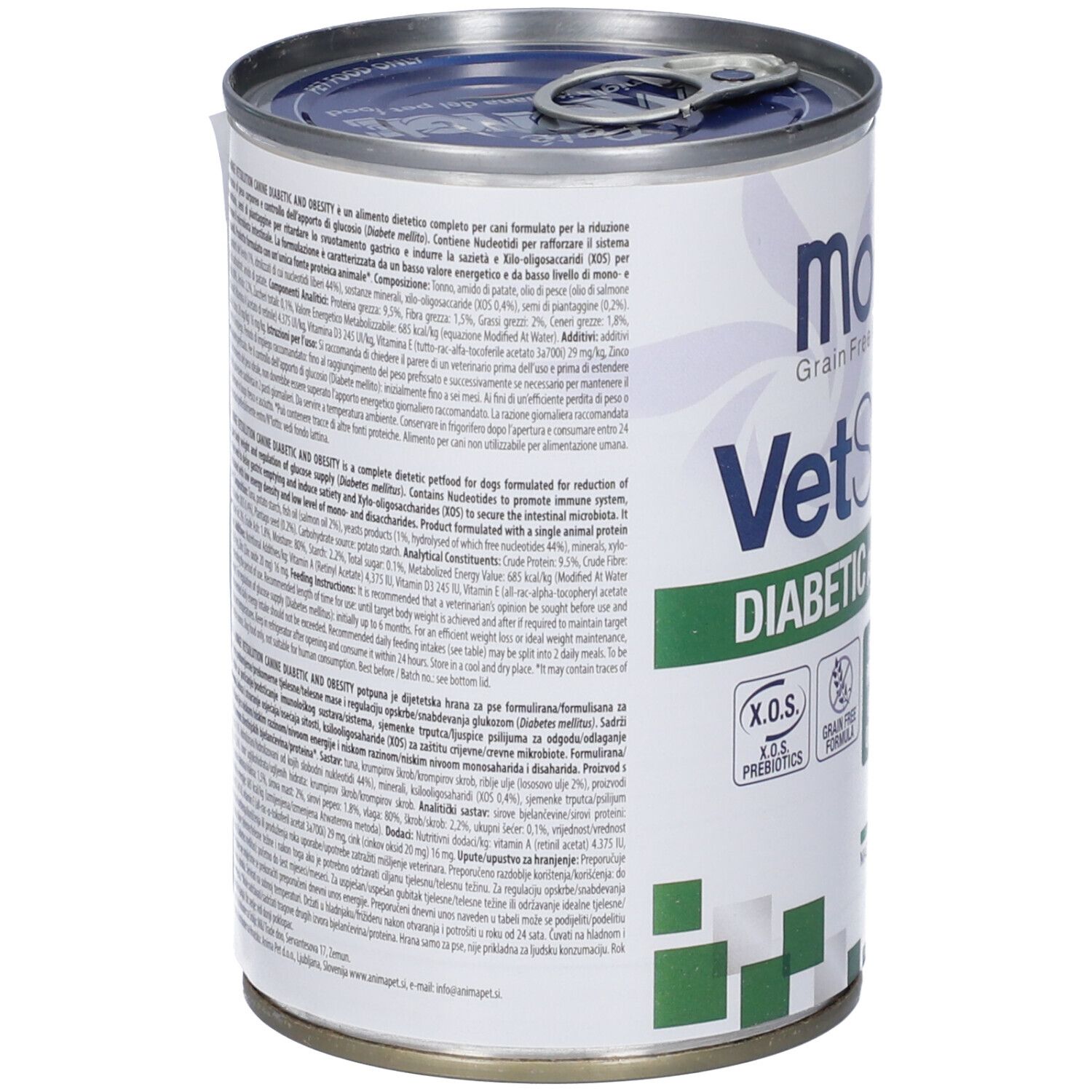 Monge Vetsolution Diabetic And Obesity Cani