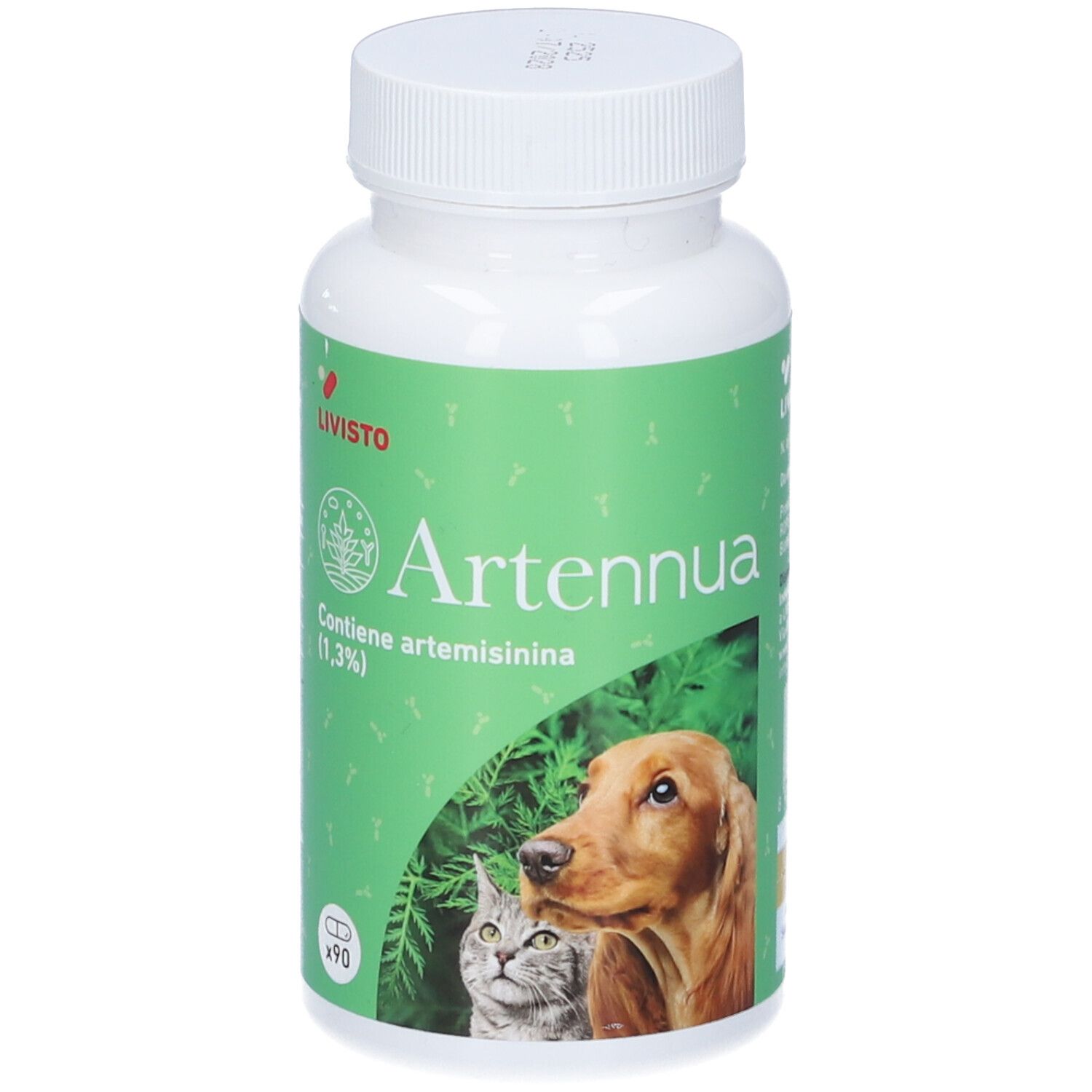 Artennua Alimento Complementare per Cani e Gatti con Artemisia annua 90 Capsule - Industria Italiana Integr. Trei - Immagine 9