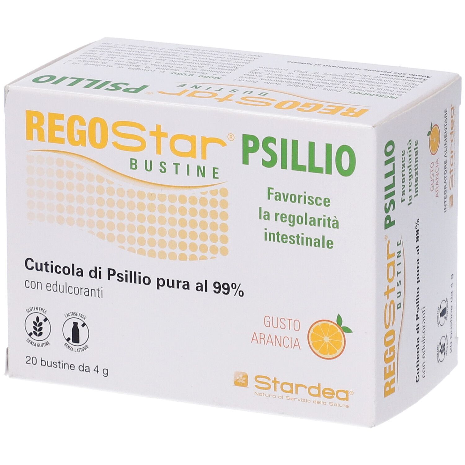 Stardea Regostar Psillio Integratore Gusto Arancia 20 Bustine - Immagine 9
