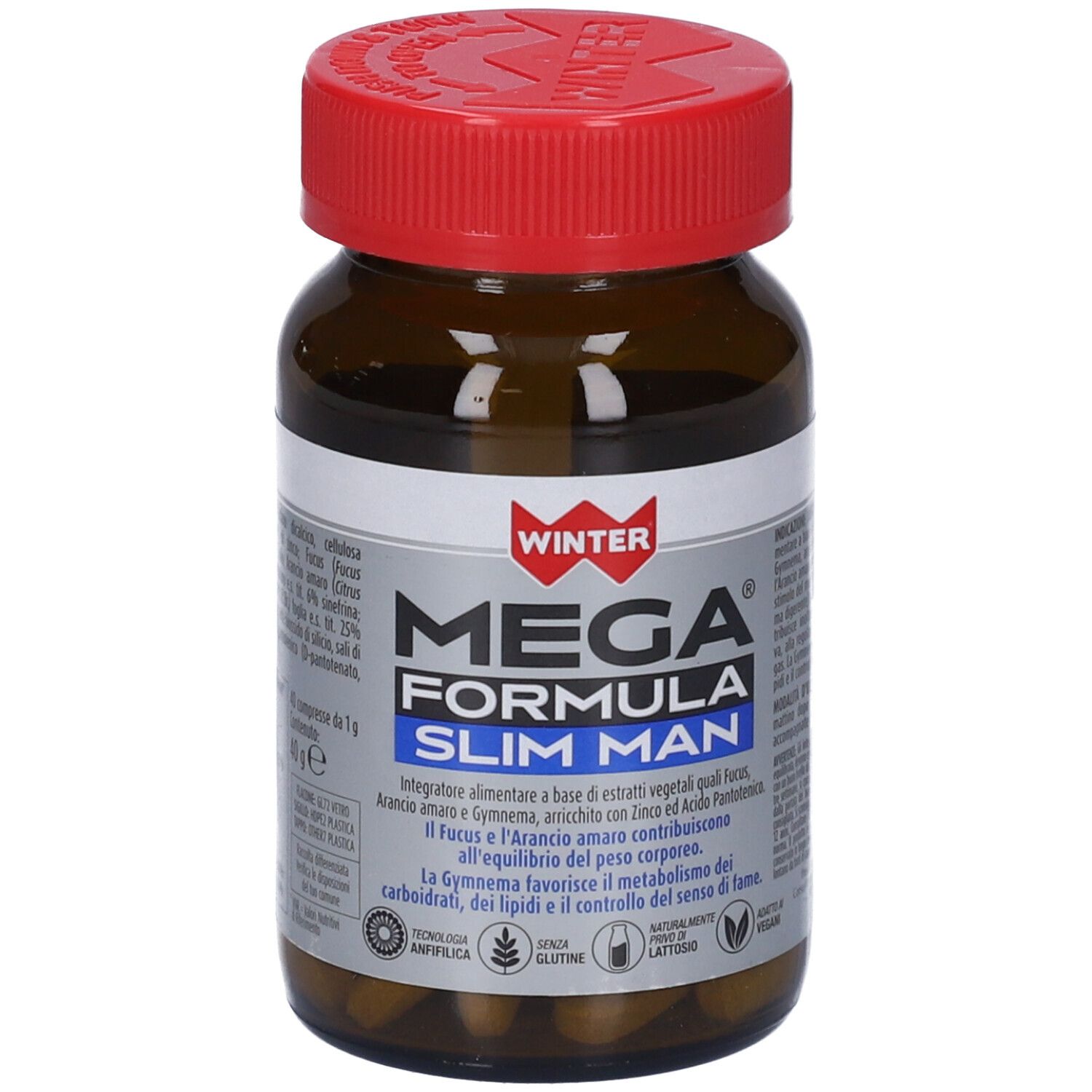 Gdp Winter Mega Formula Slim Man Fucus Arancio Amaro 40 Compresse - Immagine 3
