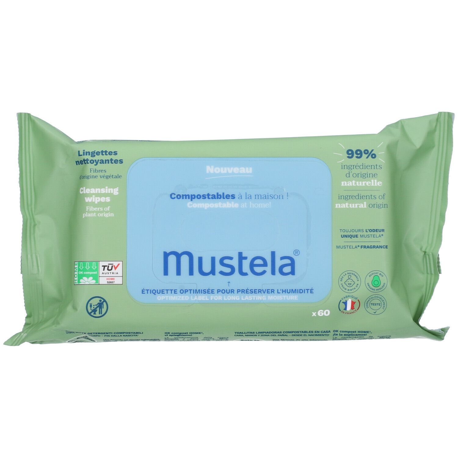 Mustela Salviette Compostabili