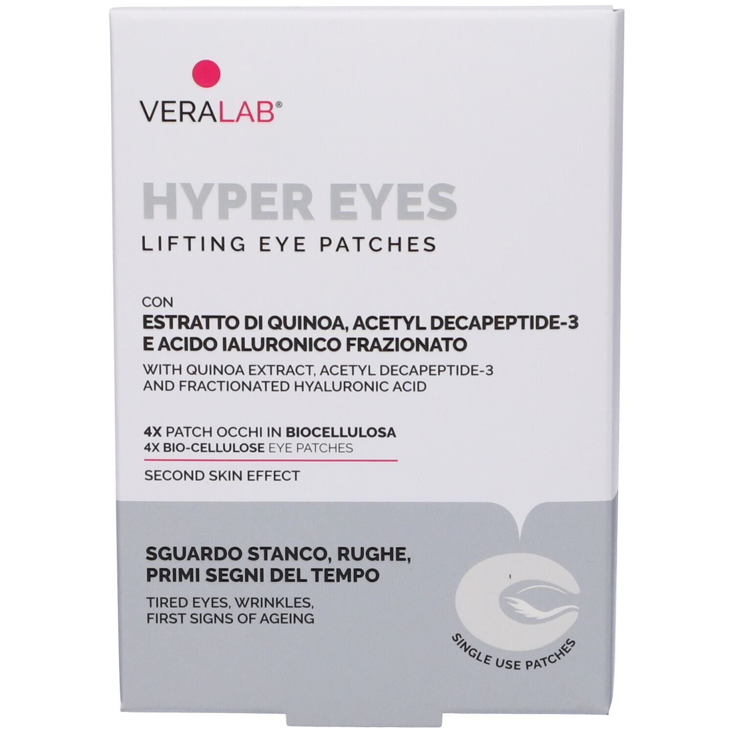 Veralab Hyper Eyes Lifting Eye Patches Kit 4 Pezzi Pz Altro