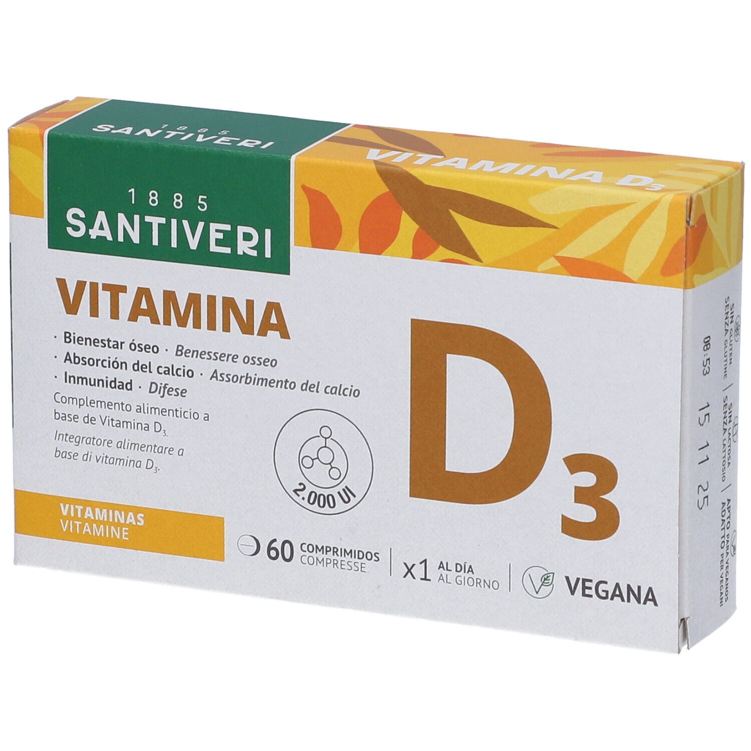 Vitamina D3 2000Ui Vegetale 60 Compresse