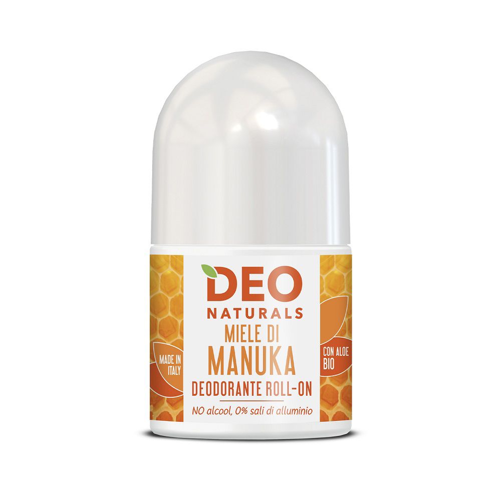 Deo Naturals Manuka Honig Roll-on Deodorant, 0% Aluminium.
