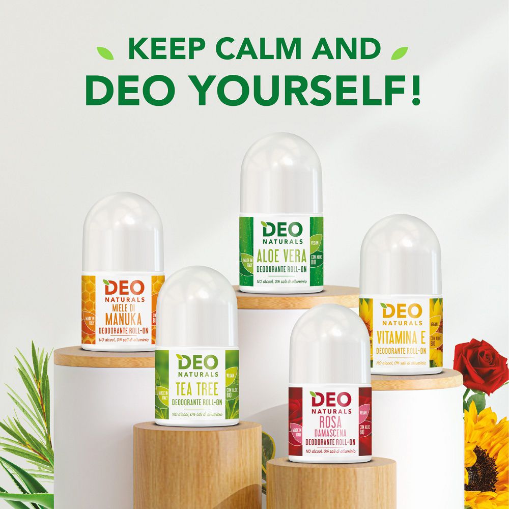 Deo Naturals Manuka Honig Roll-on Deodorant, 0% Aluminium.