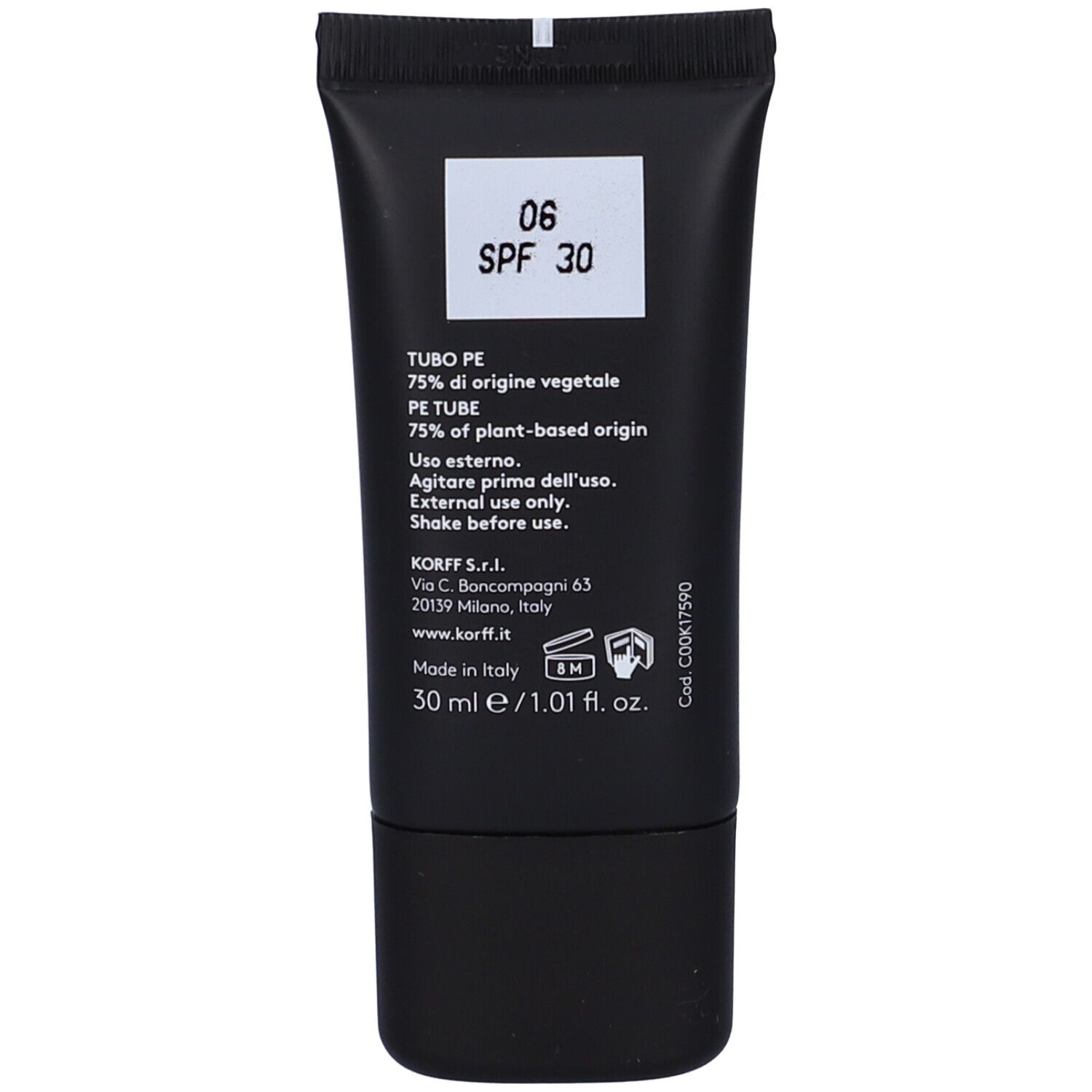 Korff Make Up Fondotinta Neverend Ultra Matt 06