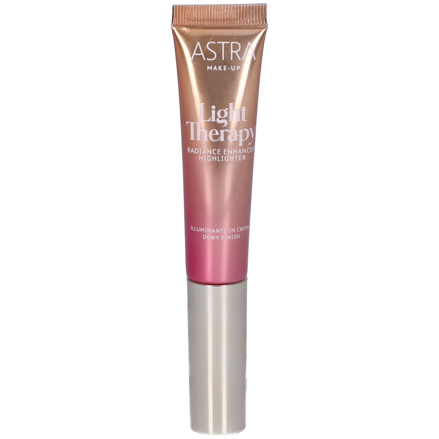 Tubo con applicatore. ASTRA Make-Up Light Therapy. Testo: Radiance Enhancer Highlighter. Tonalità 01.