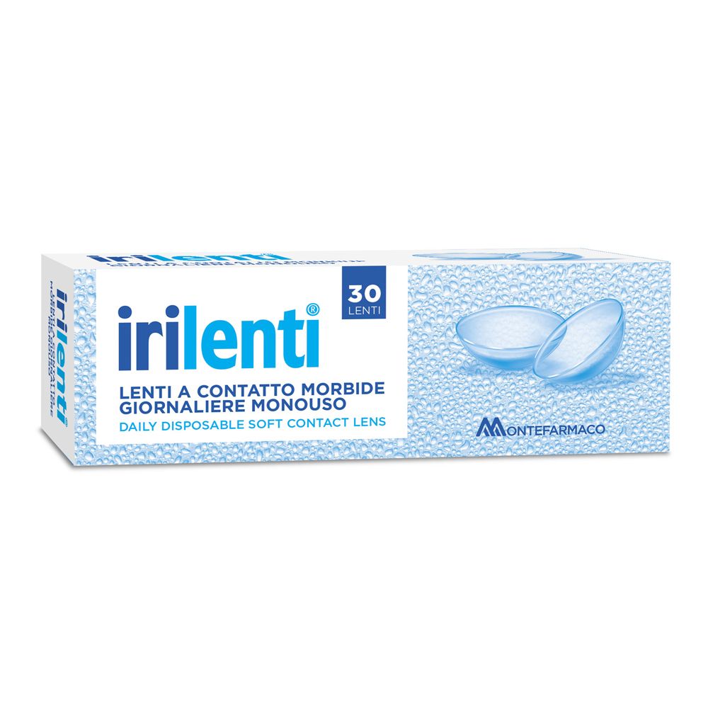 Packung mit 30 I rilenti Tages-Kontaktlinsen.