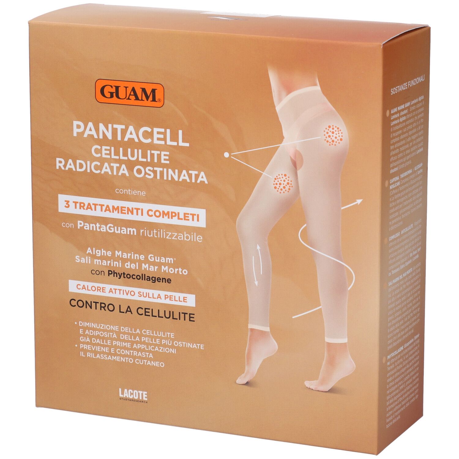 GUAM® Pantacell Cellul Radicata 3 Pezzi + Pantalone Saunetta