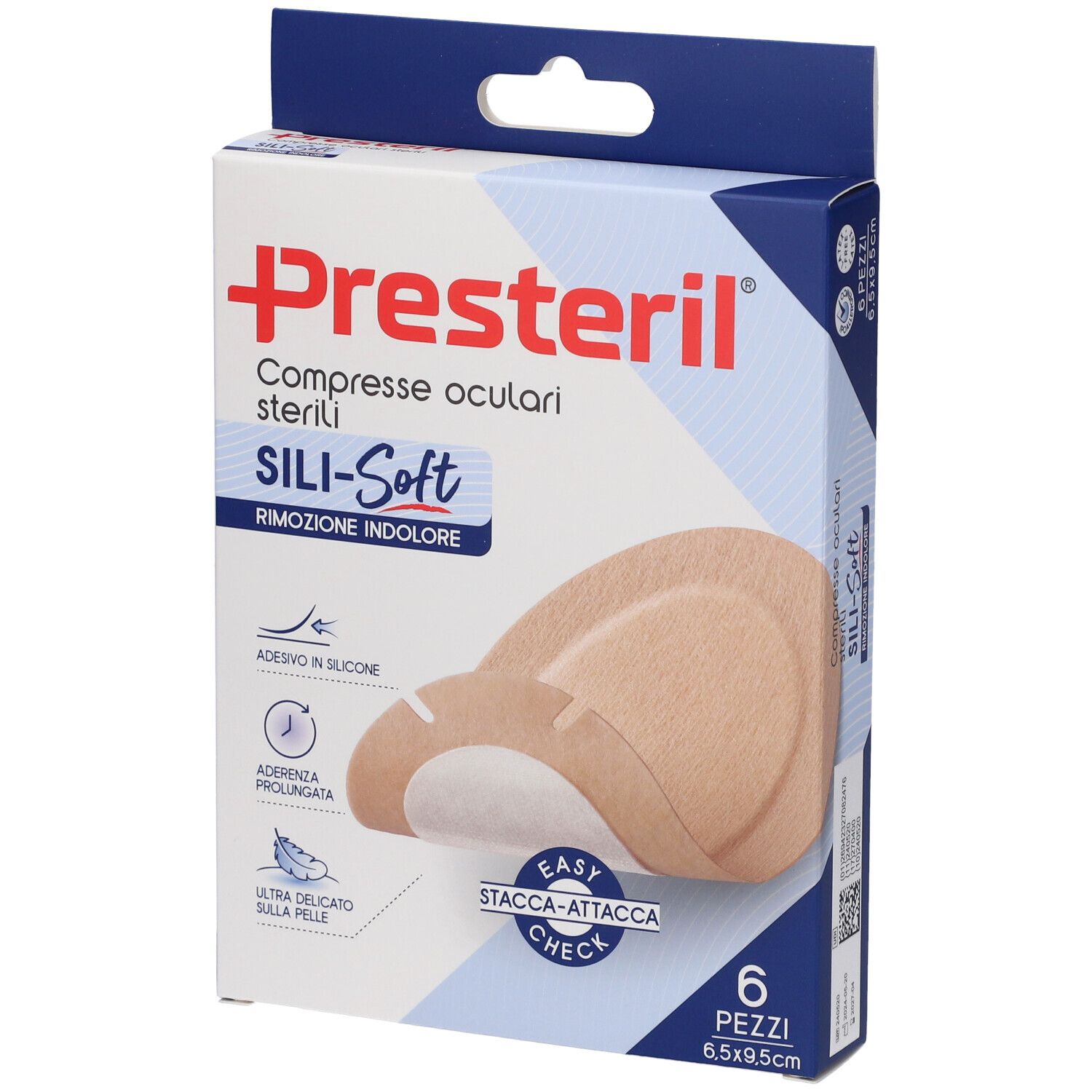 Presteril CPR Ocul Silisoft 6P 6 St