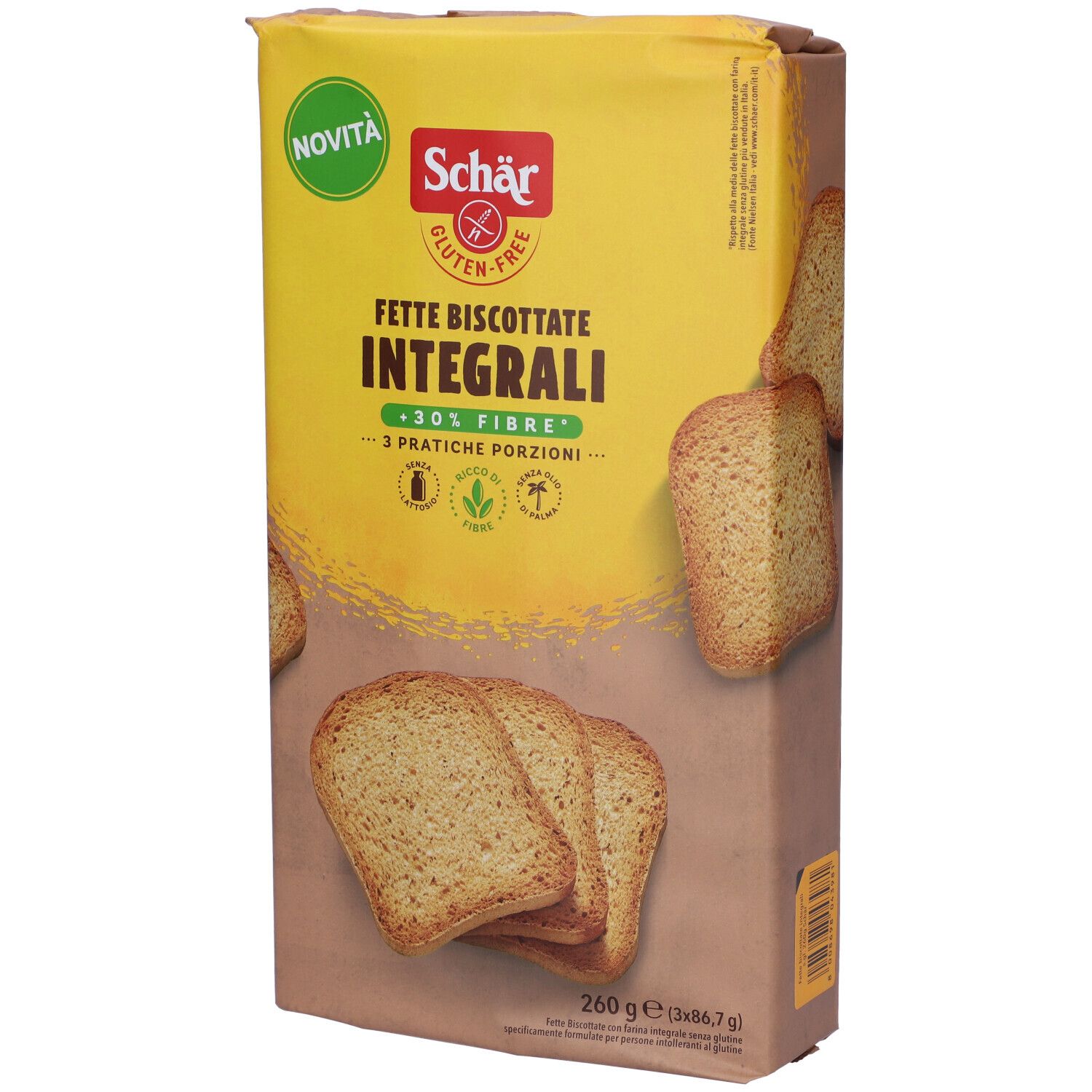 Schar Grano Fette Biscottate Integrali Senza Glutine 260 G - Immagine 7