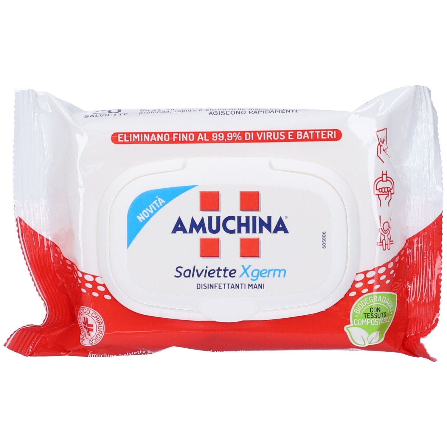 Amuchina Xgerm Salv Mani 20Pz 20 St Tücher