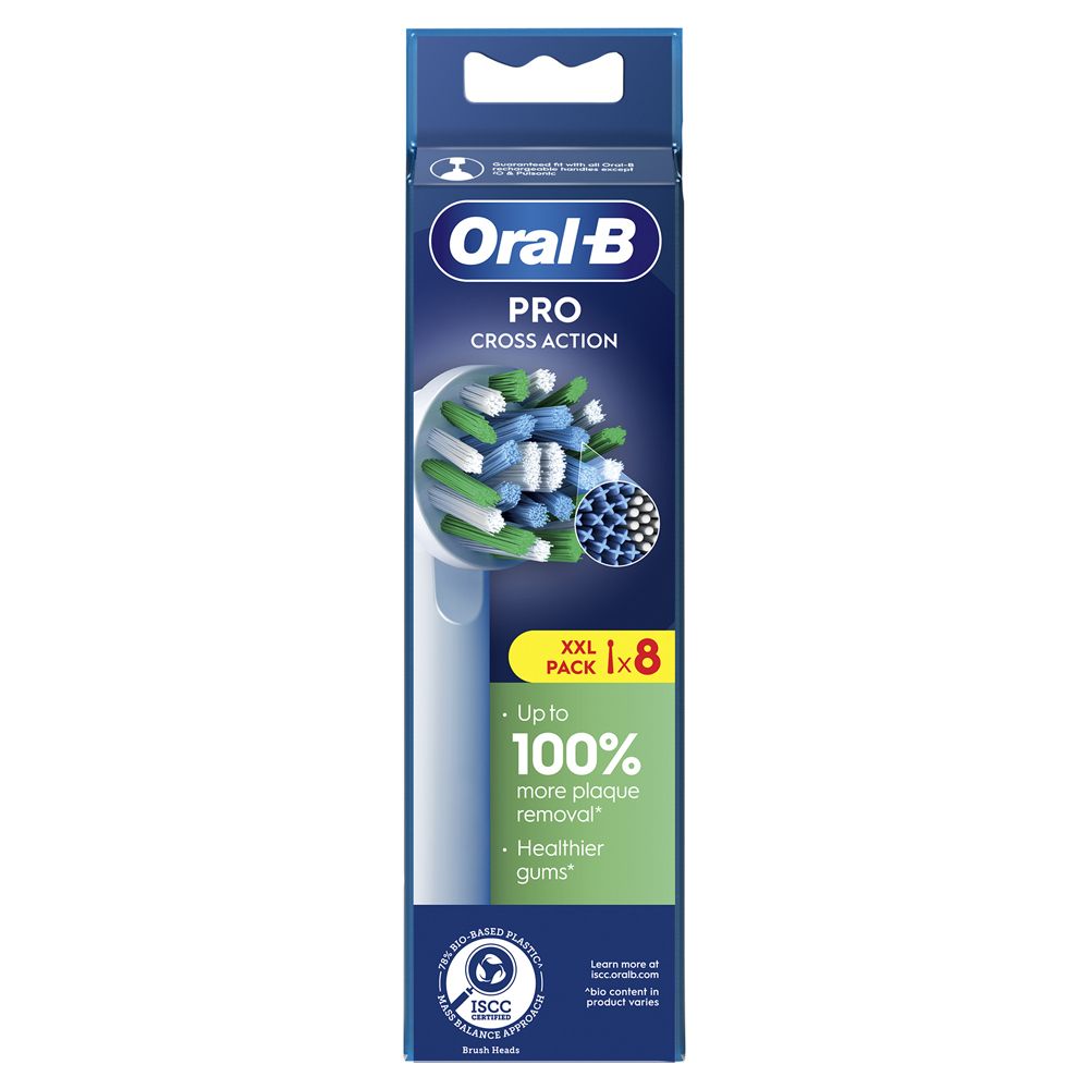 Oralb PW Refill Cross ACT 8PZ 1 St Zahnbürste