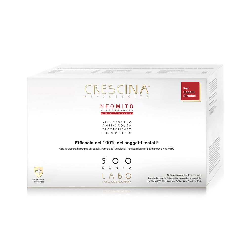 Labo Crescina Ri-Crescita + Anti Caduta Neo Mito Formula 500 Donna - risparmia il 20% con il codice: SWISSE20