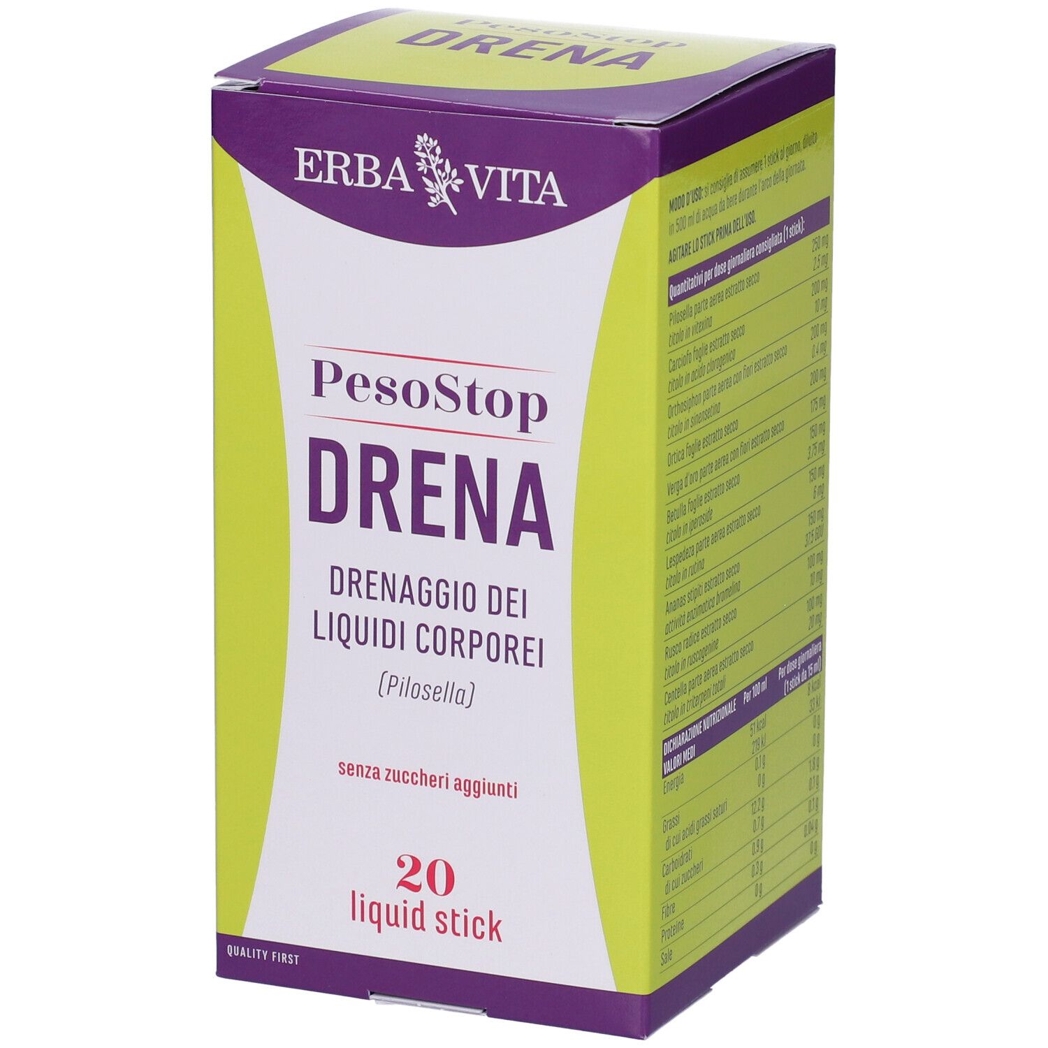 Erba Vita Peso Stop Drena Stick