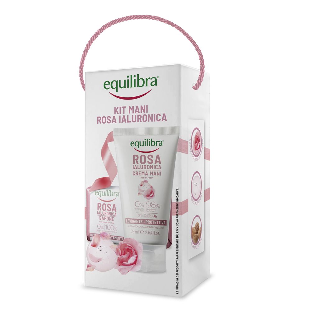 Equilibra Rosa Ialuronica Kit Mani