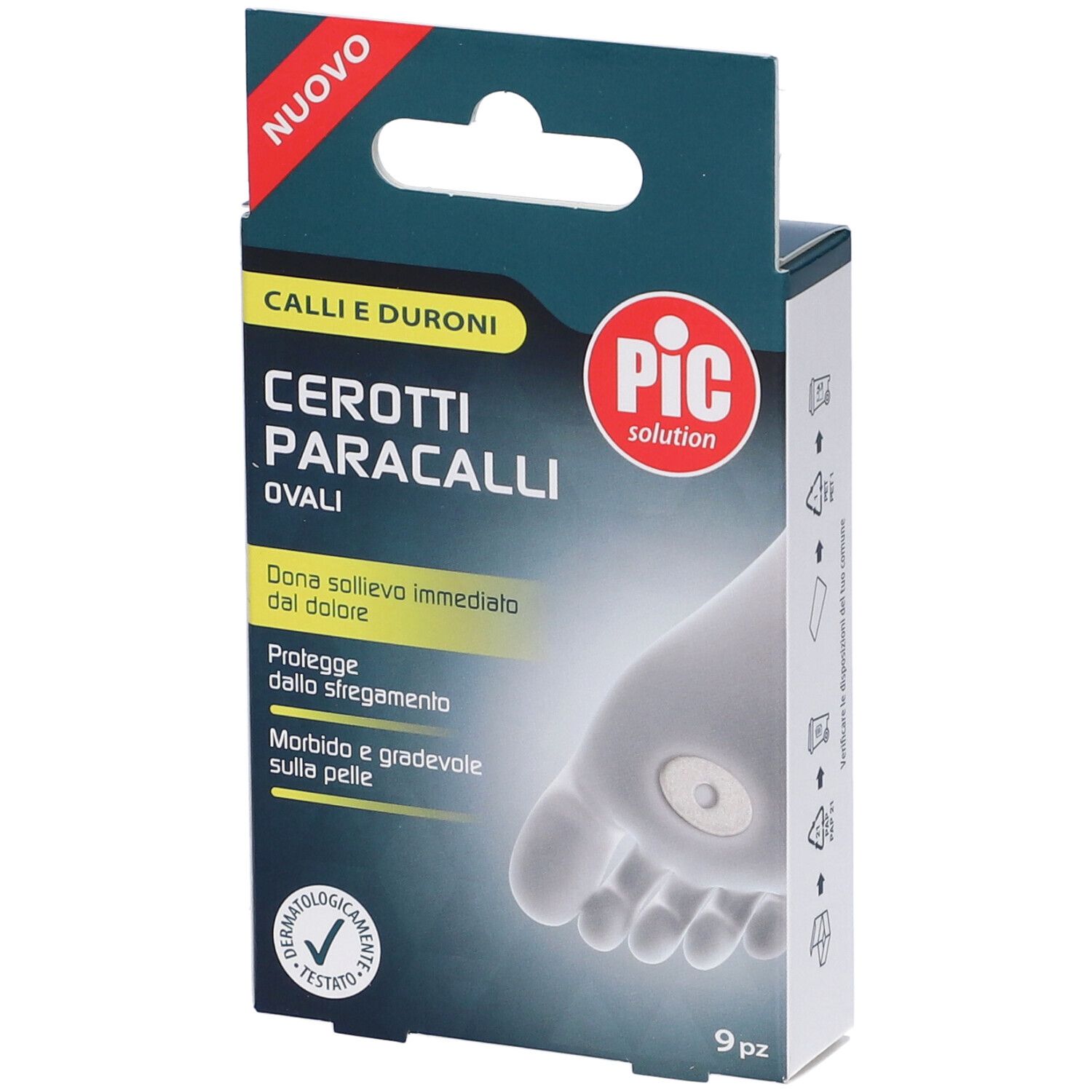 PIC Cerotti Paracalli Ovali Calli e Duroni 2,8 x 1,8 cm