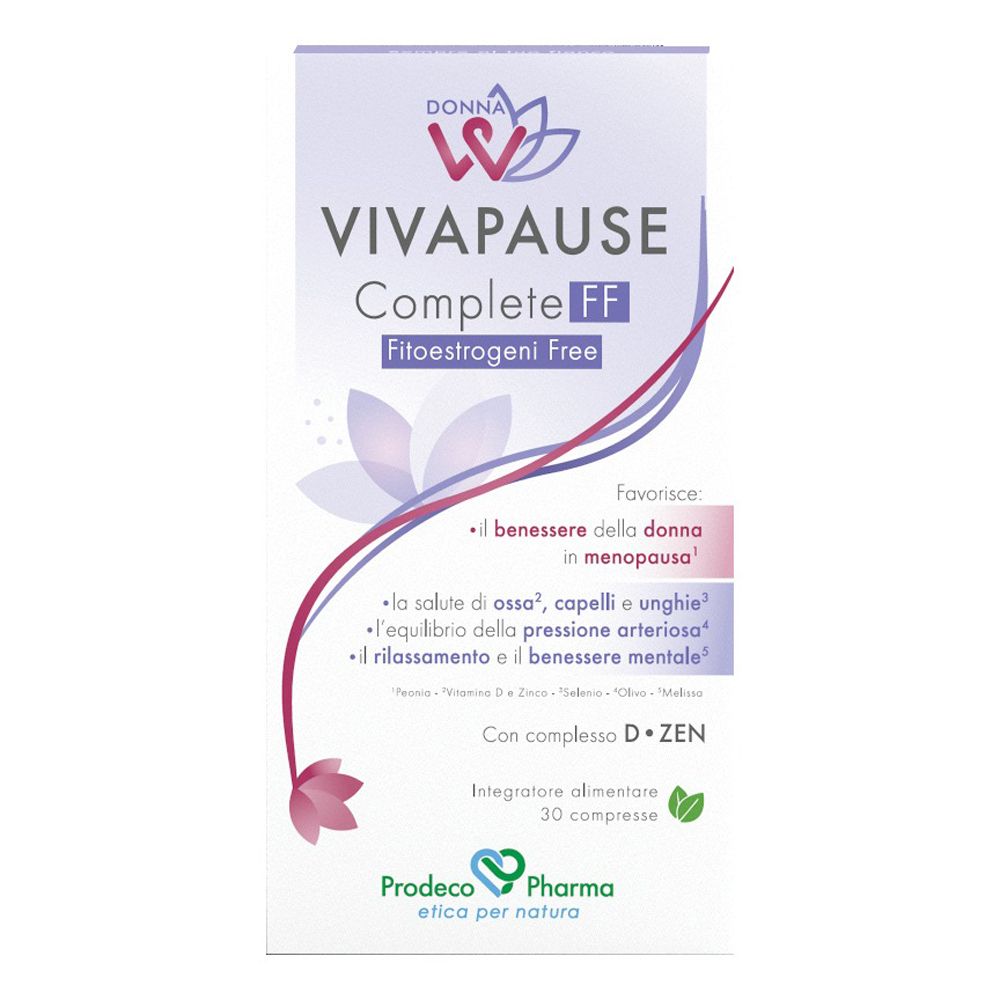 Donnaw Vivapause Integratore Alimentare Menopausa 30 Compresse Vegano Senza Glutine - DONNA W - Immagine 6
