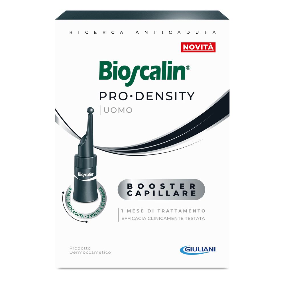 Bioscalin Pro-Density Uomo: Haarbooster-Ampulle mit Applikator. Für Männer.