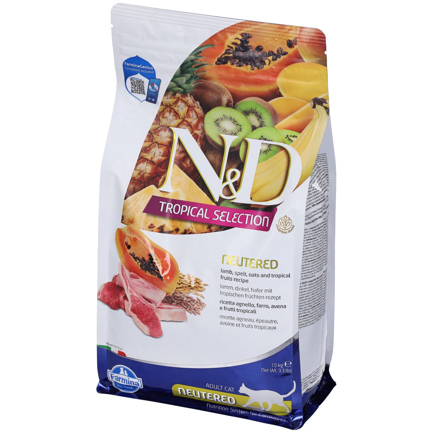 Farmina® N&D Cat Tropical Selection Lamb Neutered