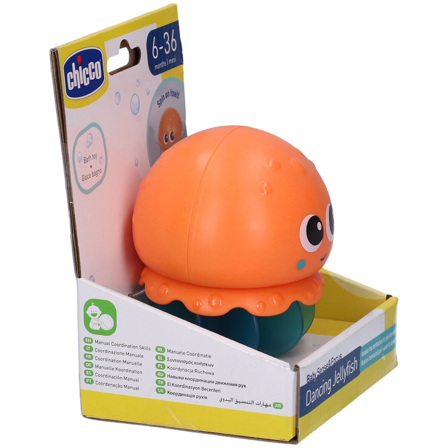 Chicco Badspielzeug Quallentänzer Alter 6-36 Monate 30x20x40 cm