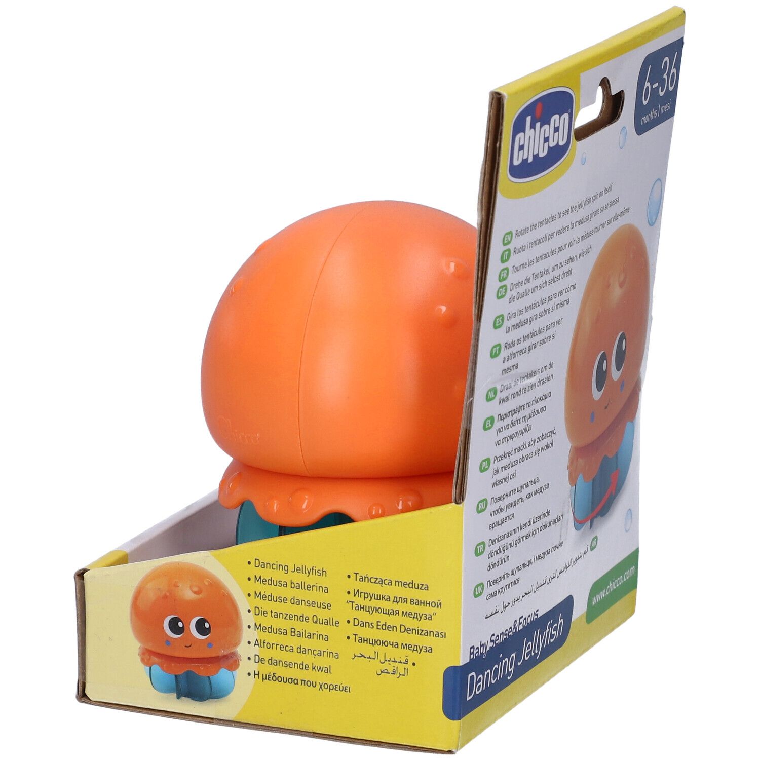 Chicco Badspielzeug Quallentänzer Alter 6-36 Monate 30x20x40 cm