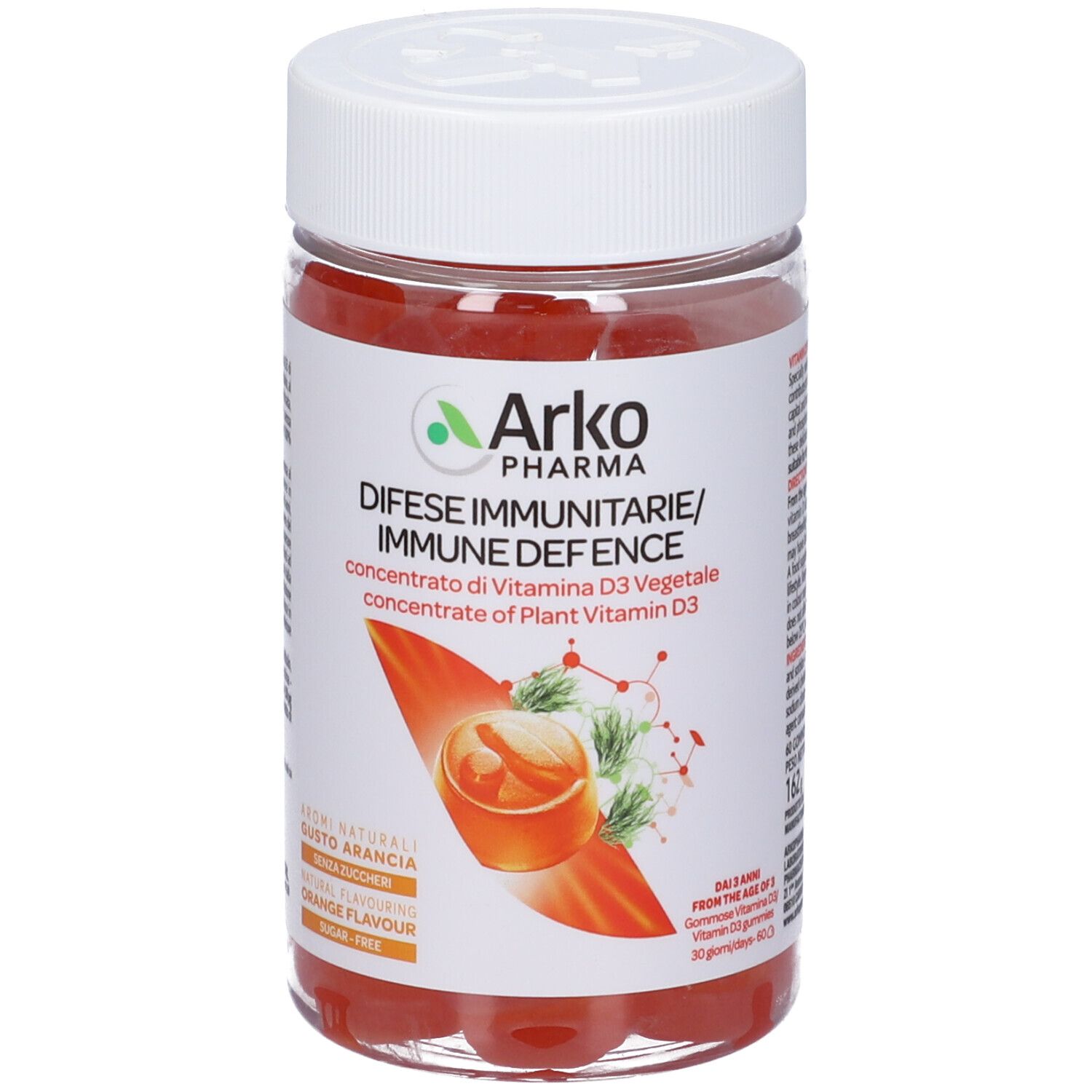 ARKOPHARMA ARKOGUMMIES VITAMINA D3 60 gummies - risparmia il 10% con il codice: ARKO10