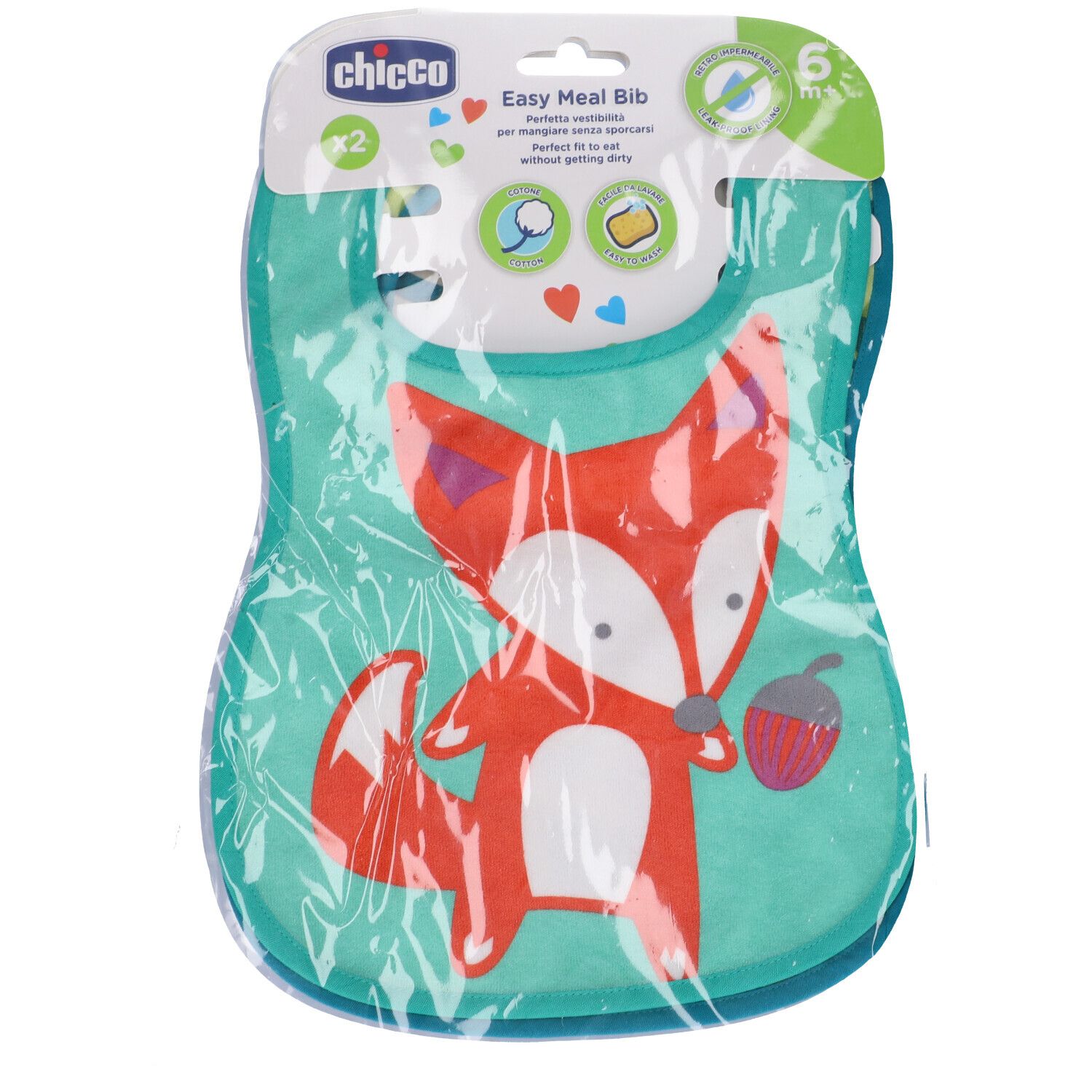 Chicco Bavagline 6 M+ Neutre 2 Pezzi - Immagine 3