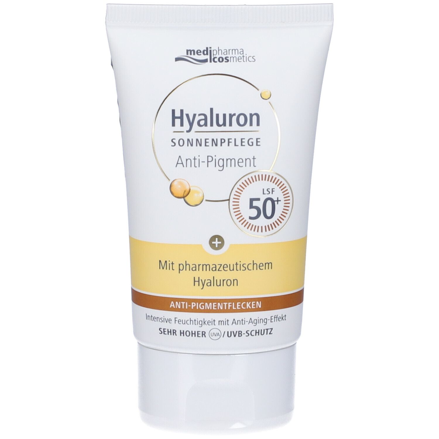 Medipharma Hyaluron Crema Solare Viso Anti-Pigmentazione SPF50+ - risparmia il 20% con il codice: medipharma20