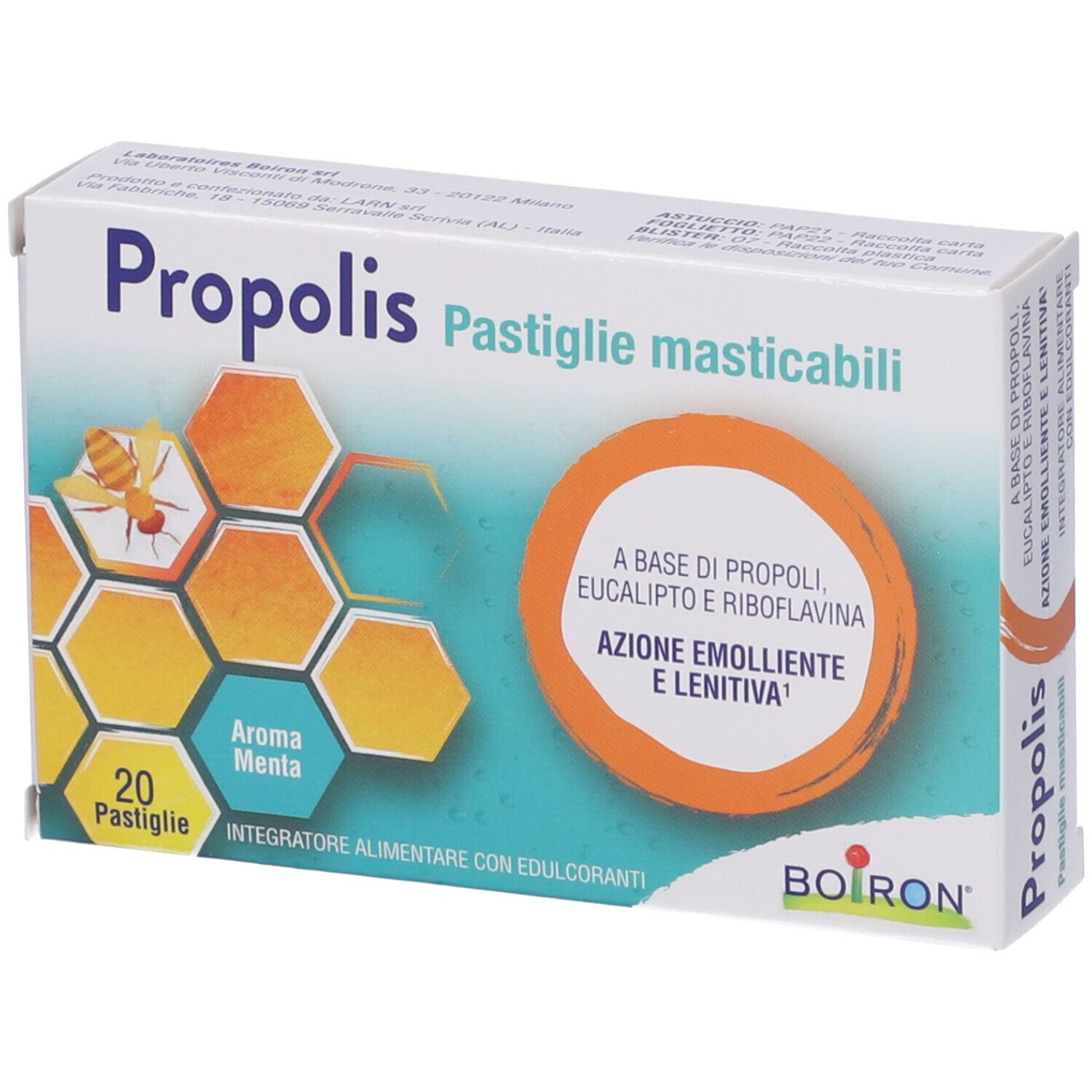 PROPOLIS PASTIGLIE MENTA 20G - Immagine 6