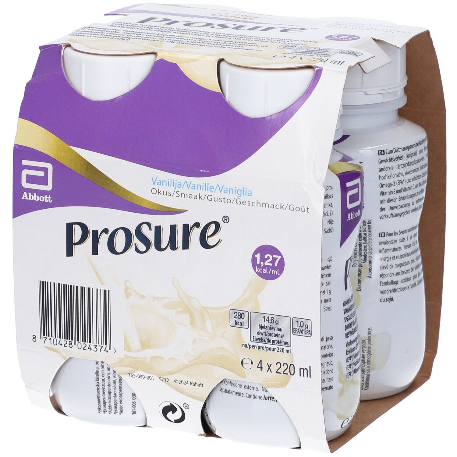 PROSURE VANILLA 4BOTT 220ML - Immagine 6