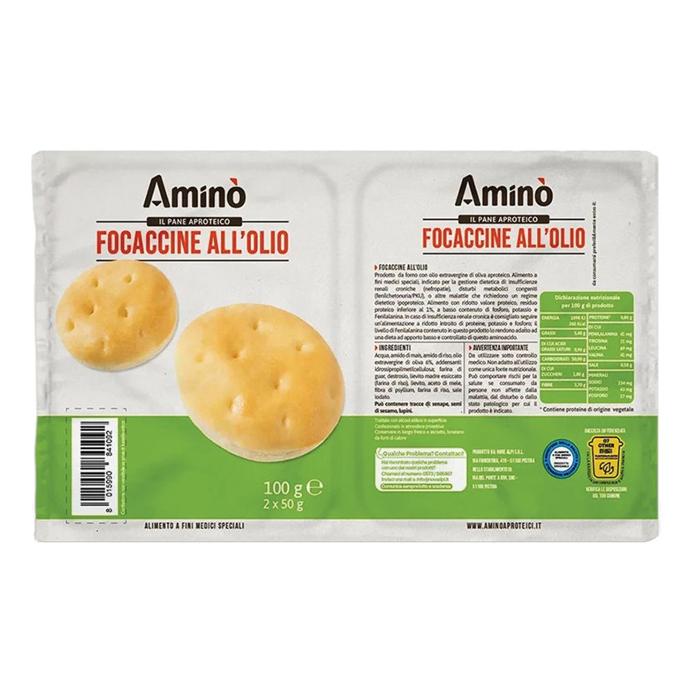 Nove Alpi Amino Amino' Focaccine Olio 100 G - Immagine 8